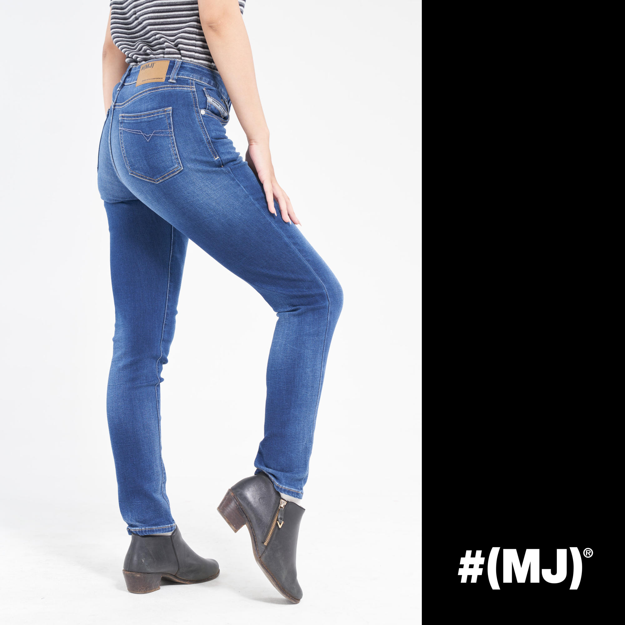 Quần jeans lửng nữ ống ôm thời trang MESSI WJB0121