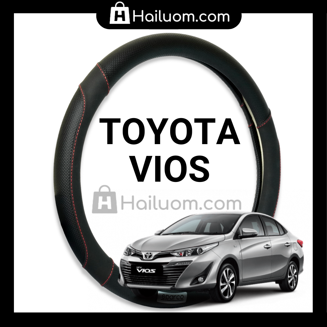 Bọc Vô Lăng ô tô TOYOTA VIOS | Bọc Vô Lăng cao cấp Sparco Italy