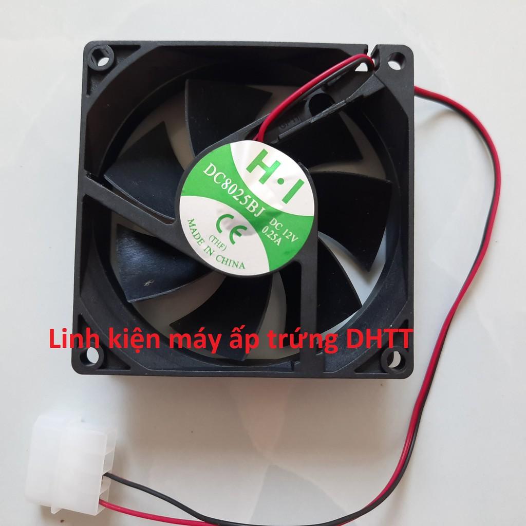 Quạt tản nhiệt 12V 8x8x2.5cm