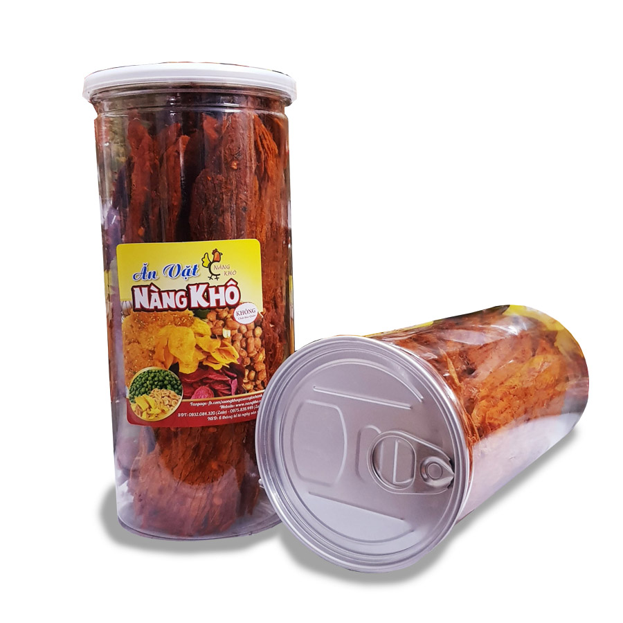 Khô bò miếng loại 1 siêu ngon ( Thơm ngon - đậm vị ) | hủ pet 300gr Thương hiệu Nàng Khô