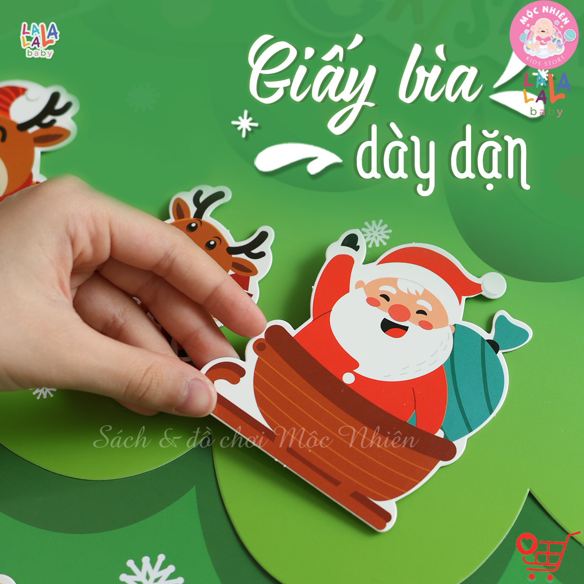 Cây Thông Noel Treo Tường 3D LalaXmas Tree - Đồ Chơi Thủ Công Cho Bé Lalala Baby