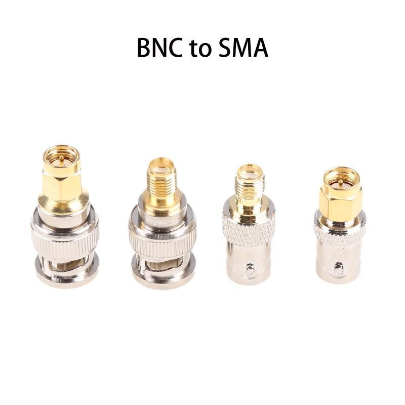 Bộ 4 Đầu Nối SMA Sang BNC Cho Radio Cầm Tay