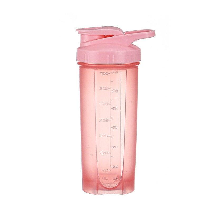 Frosted Milkshake Cup Shaking Milkshake Water Bottle Outdoor Fitness Water Cup Stirring Bottle Protein Powder Portable Drink Cup