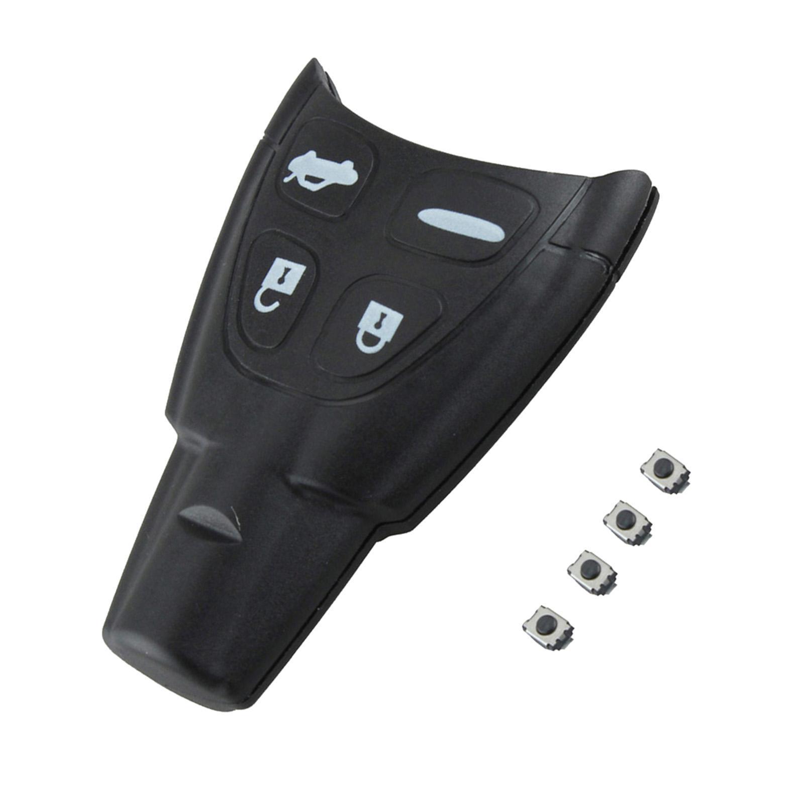 3x4 Button Remote Key FOB Case Shell Replacement for  95 9-3 9-5