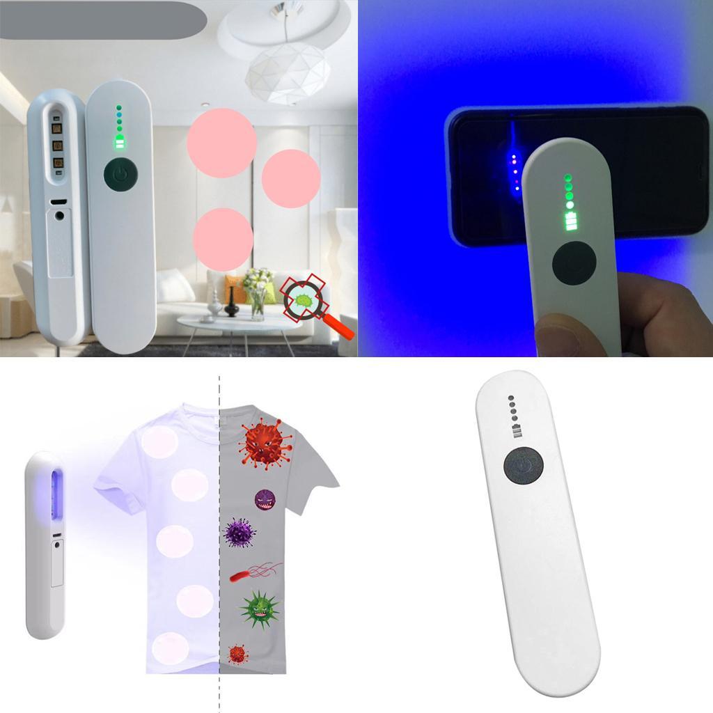 Portable LED UV Disinfection Lamp Tube Handheld UVC Sterilizer Lights