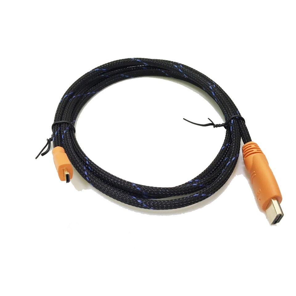 Cable HDMI KM 1.5m (5P) 01502,CÁP HDMI 1 LỚN 1 ĐẦU MICRO HDMI DÀI 1M5-HÀNG CHÍNH HÃNG