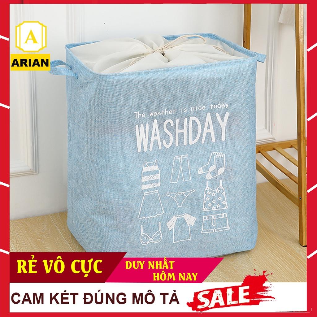 Túi Đựng Quần Áo Chăn Màn bằng vài siêu bền WASHDAY