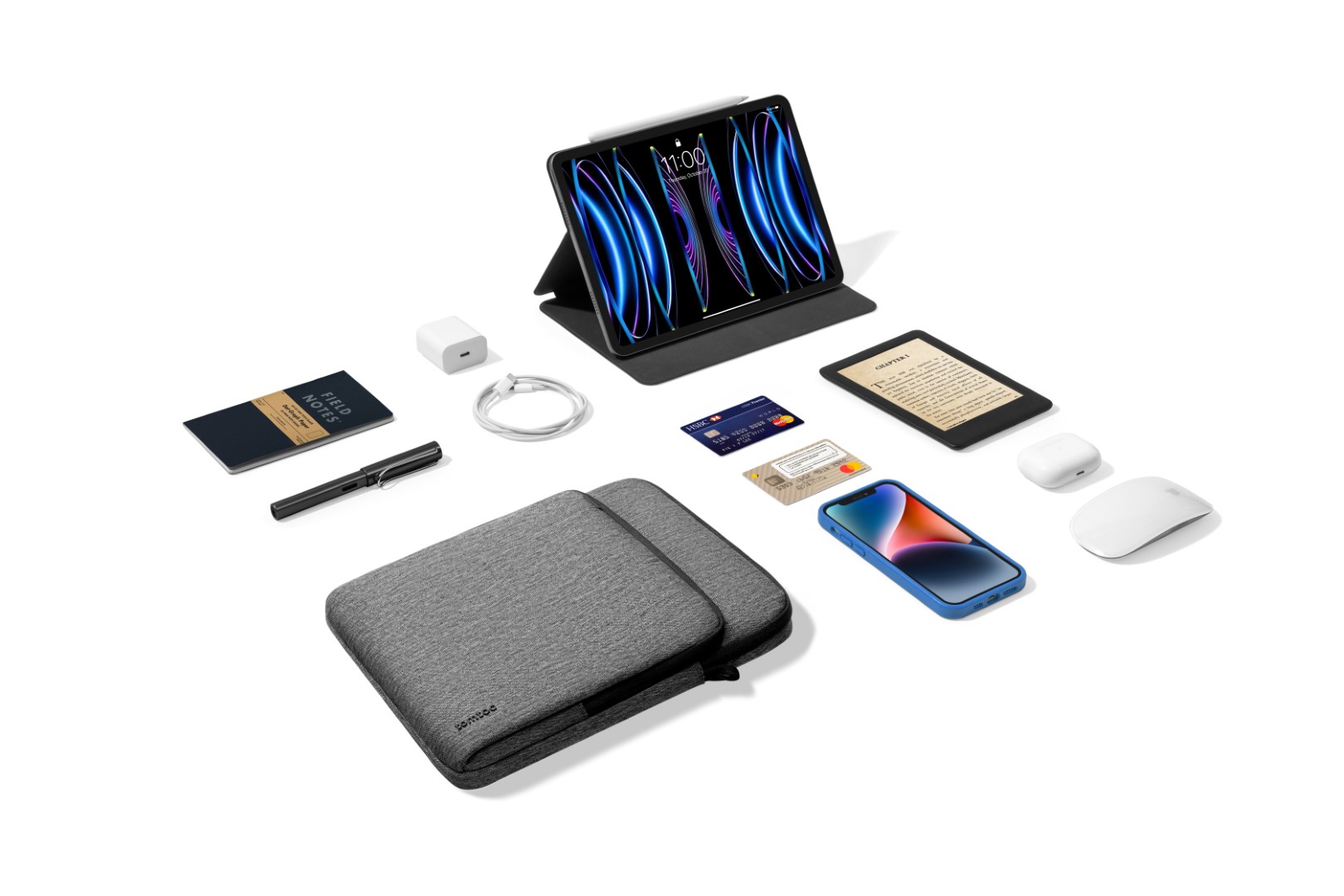Túi Tomtoc Tablet Shoulder Bag For Ipad 360 Protection – H13