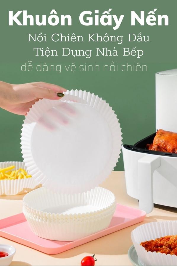 Khuôn Giấy Nến Chống Dính Thấm Dầu Nhà Bếp - MOUGIAYAIR-T