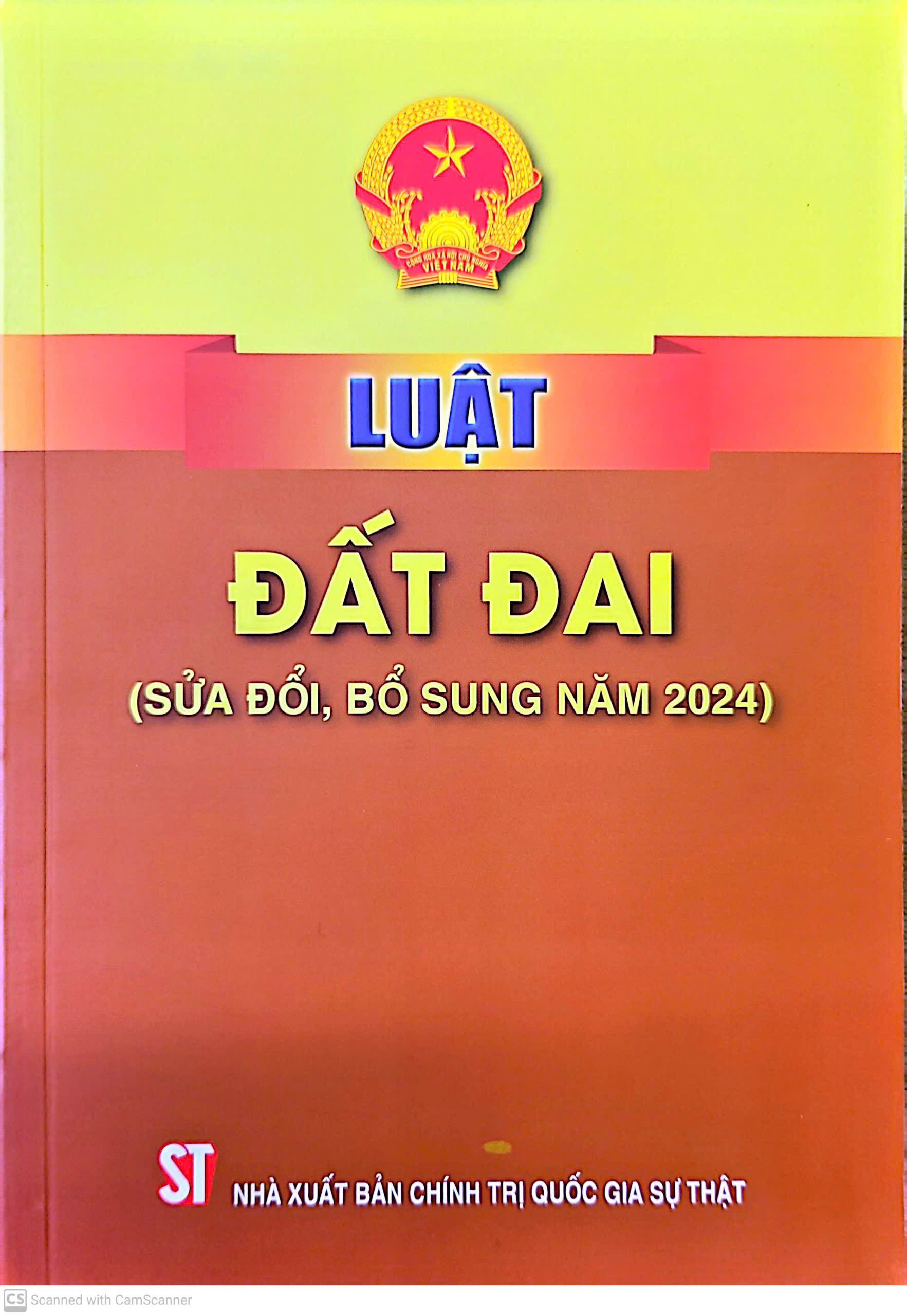 Luật Đất đai (bản in 2024)