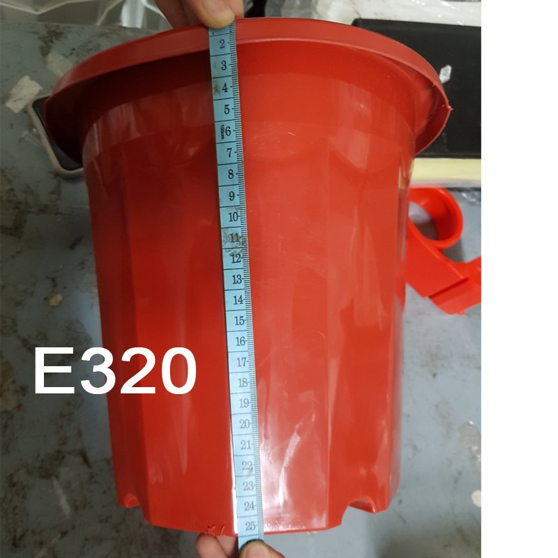 10 CHẬU nhựa trồng cây E320 chất lượng dáng cao giữ ẩm được lâu hơn đường kính 26.5x25cm-77496