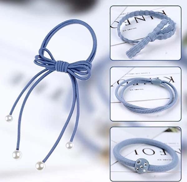 Hộp 12 dây cột tóc Hàn Quốc siêu đẹp siêu bền