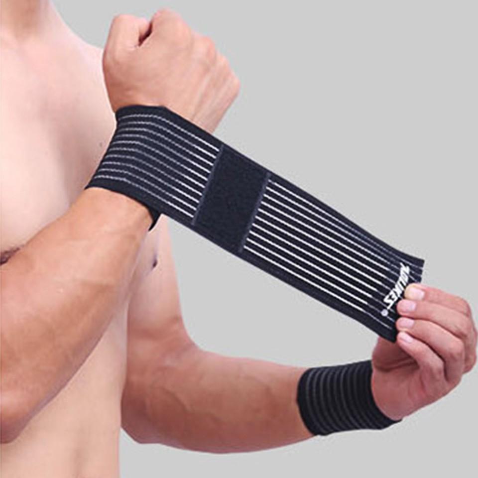 Băng cuốn bảo vệ cổ tay chính hãng Aolikes AL1526 40cm (1 đôi) chinhhang