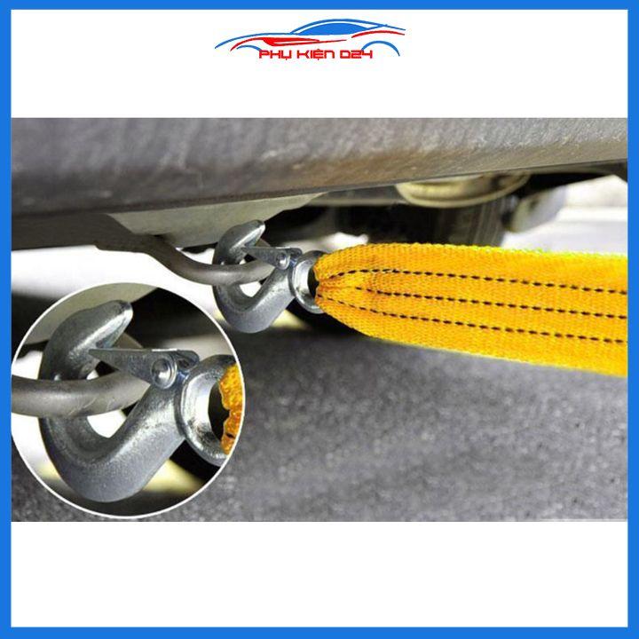Cáp vải cứu hộ ô tô 4m 3 tấn siêu bền hỗ trợ trường hợp khẩn cấp