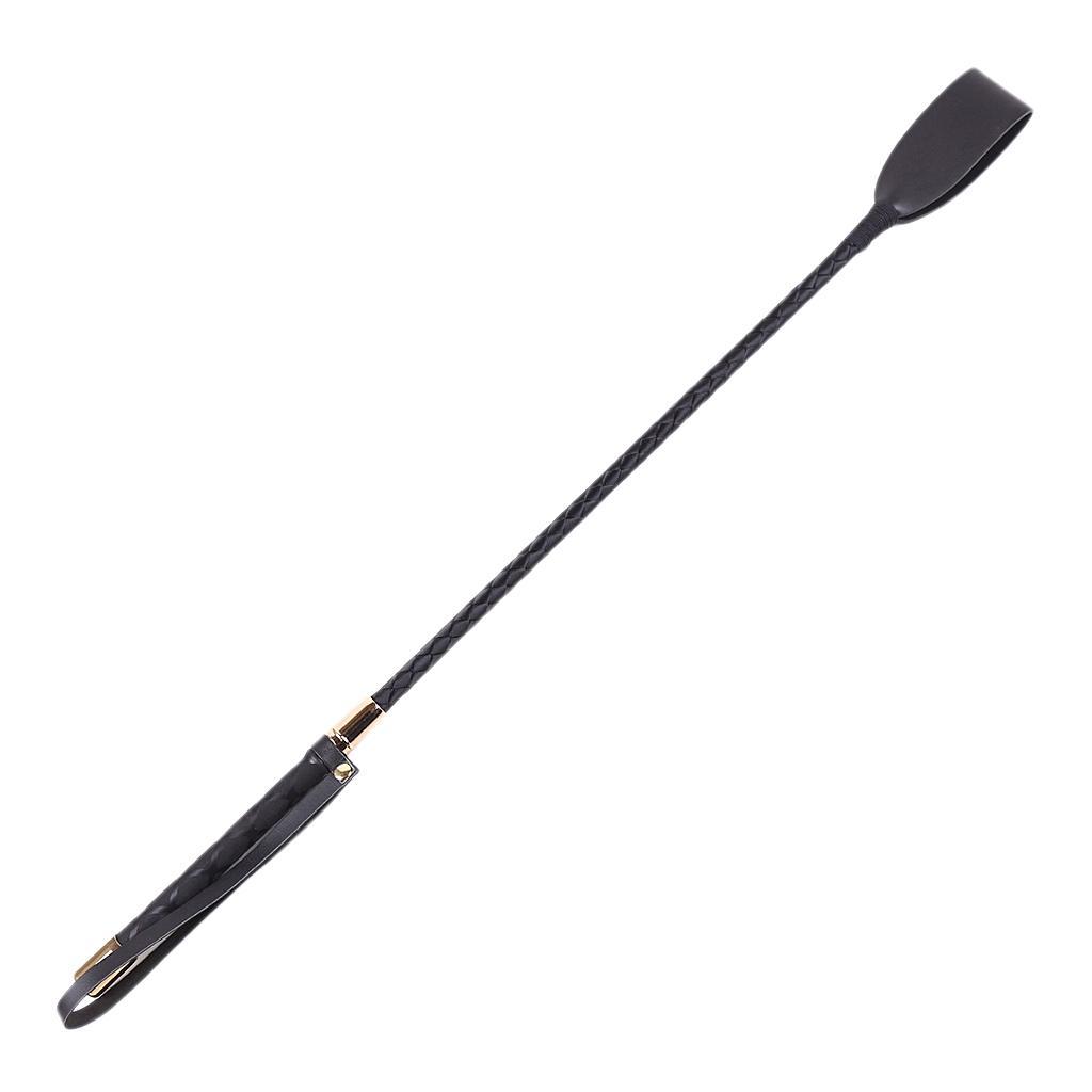 Leather Horse  Riding Crop Straight Strict  Restraint Cosplay Toy for