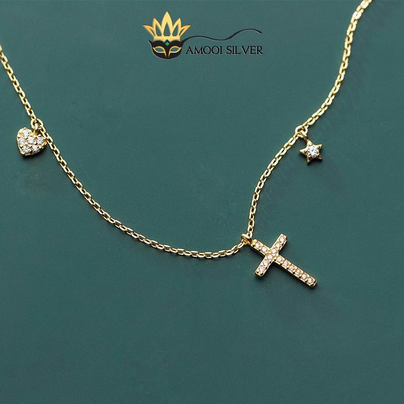 Dây chuyền bạc S925 thánh giá - Amooi Silver AD141