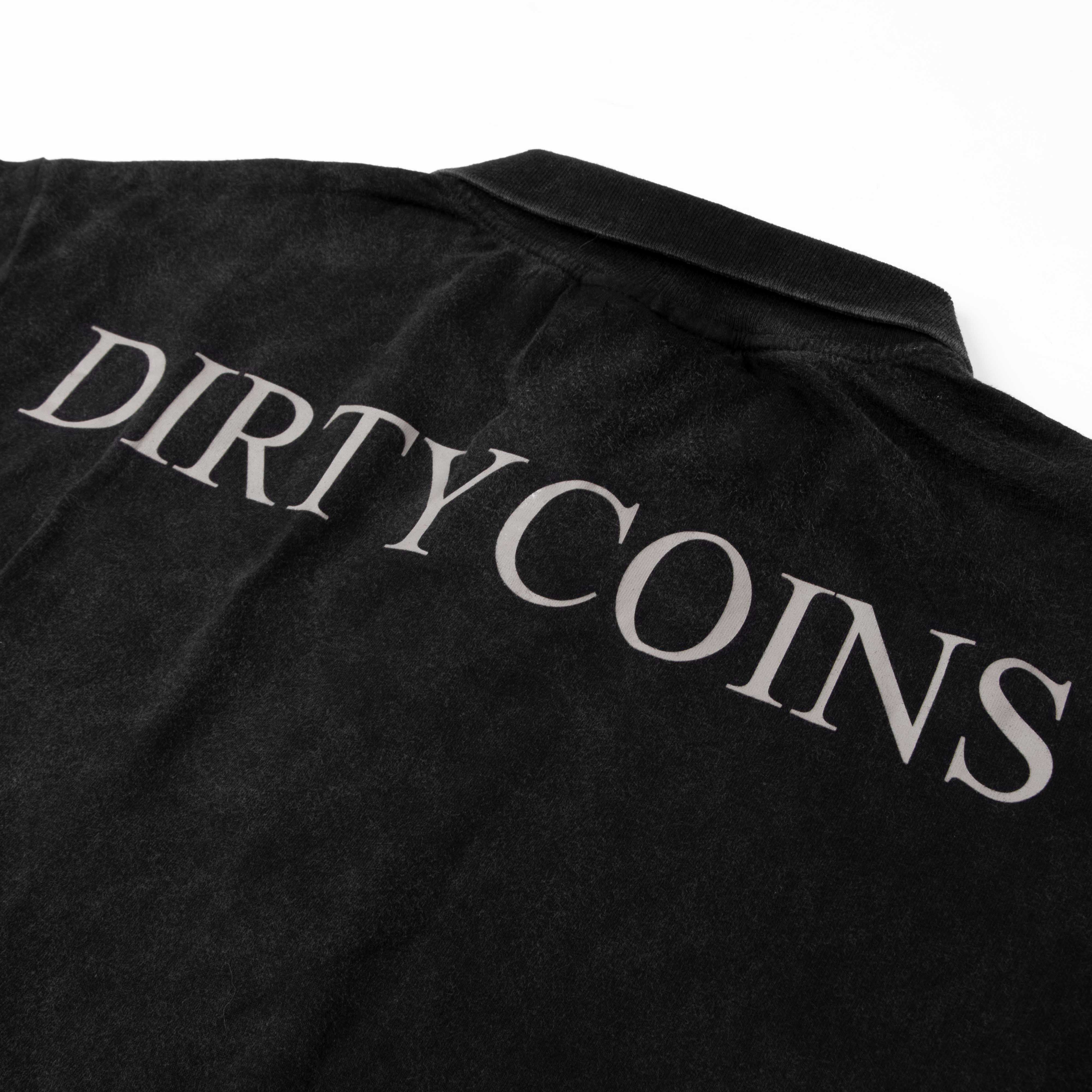 DirtyCoins Áo Thun Academy Logo Wash Polo - Black