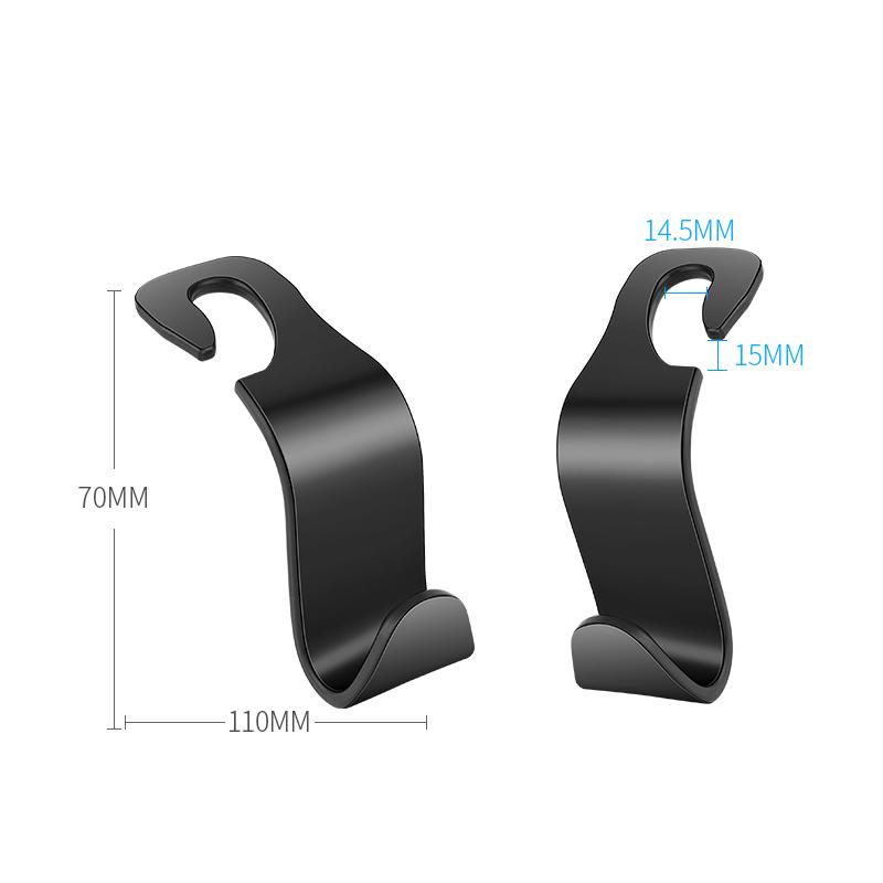 Móc Treo Đồ Gắn Sau Ghế Xe Ô Tô Tiện Lợi