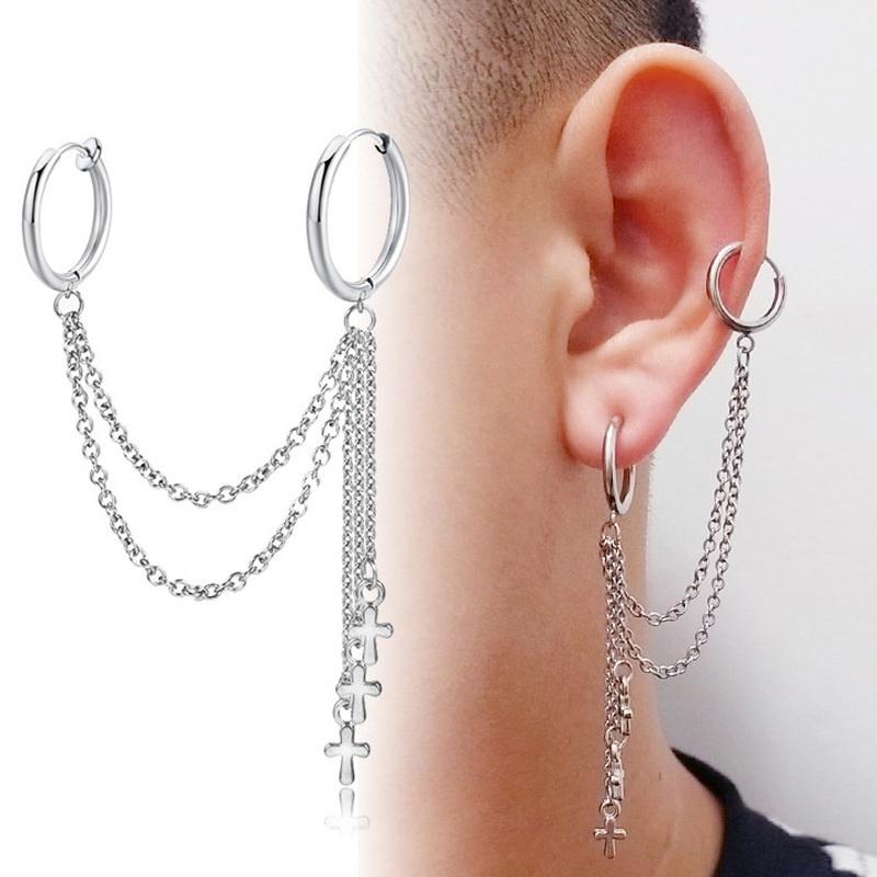 Bông tai unisex mạnh mẽ phóng khoáng 1 chiếc