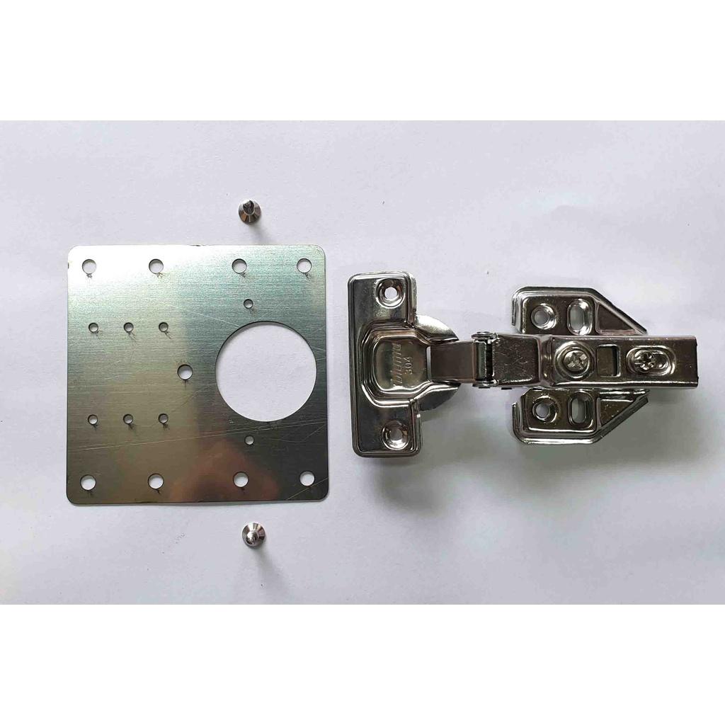 Tấm sửa bản lề tủ gỗ bằng inox