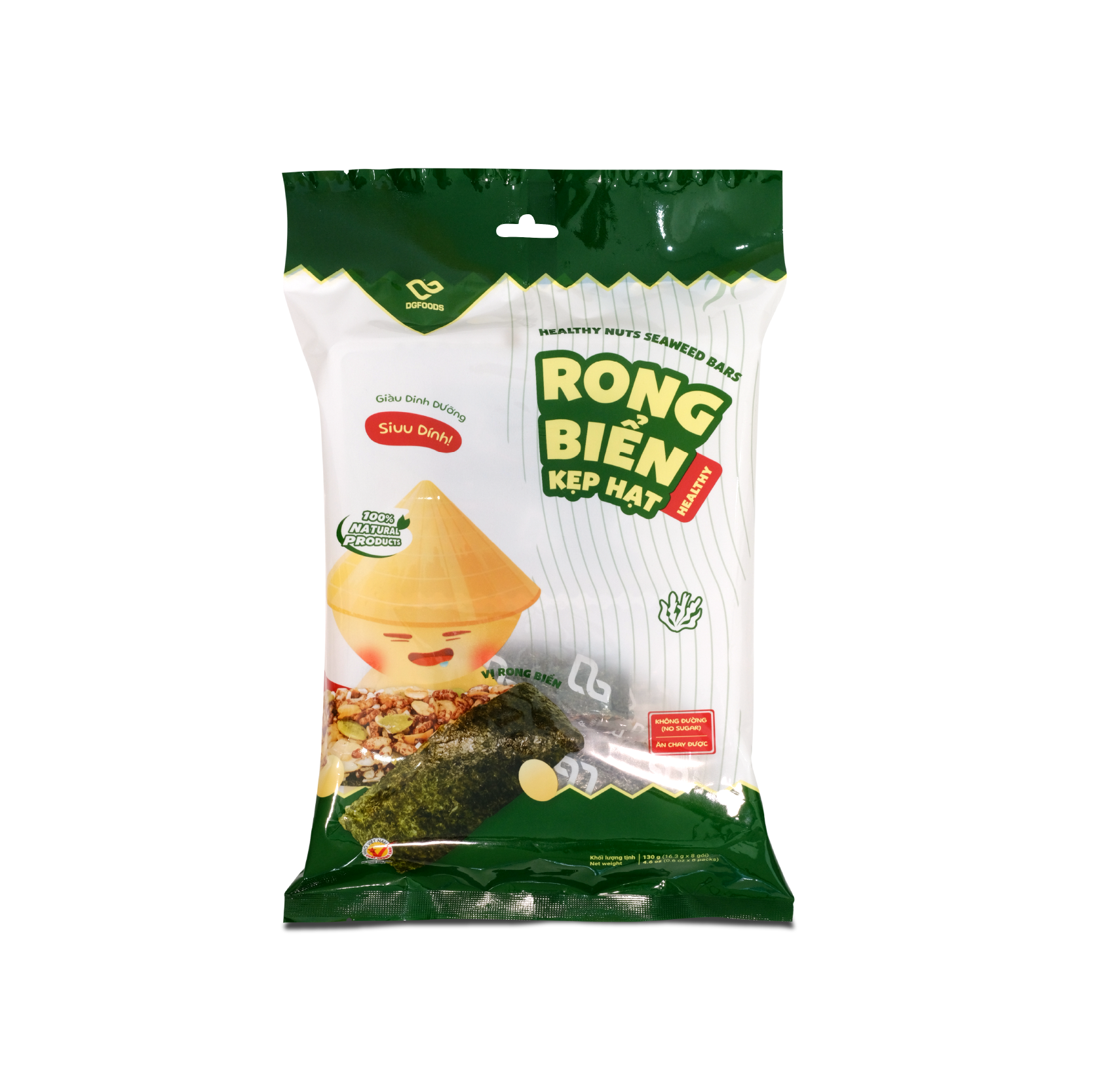 Bánh Rong Biển Kẹp Hạt, Đầy đủ dinh dưỡng, thơm ngon, ăn vặt healthy tốt cho sức khỏe, sản phẩm bổ sung, bữa ăn phụ