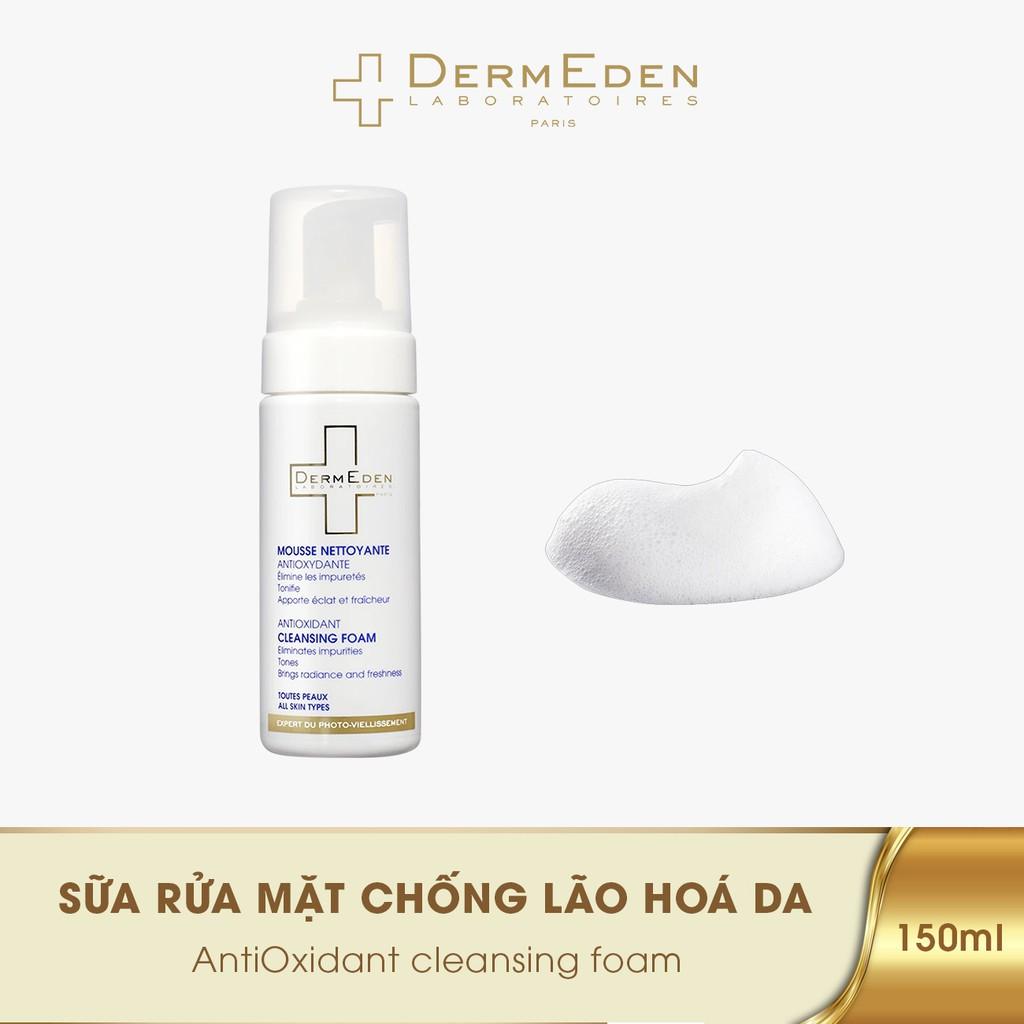 Sữa rửa mặt chống lão hoá da DERMEDEN AntiOxidant Cleansing Foam 150ml