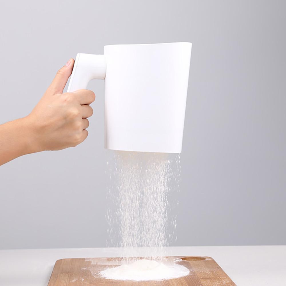 Điện Cầm Tay Bột Lưới Lọc Nhựa Làm Bánh Điện Bột Lưới Lọc Nhà Bếp Nướng Nấu Phụ Kiện