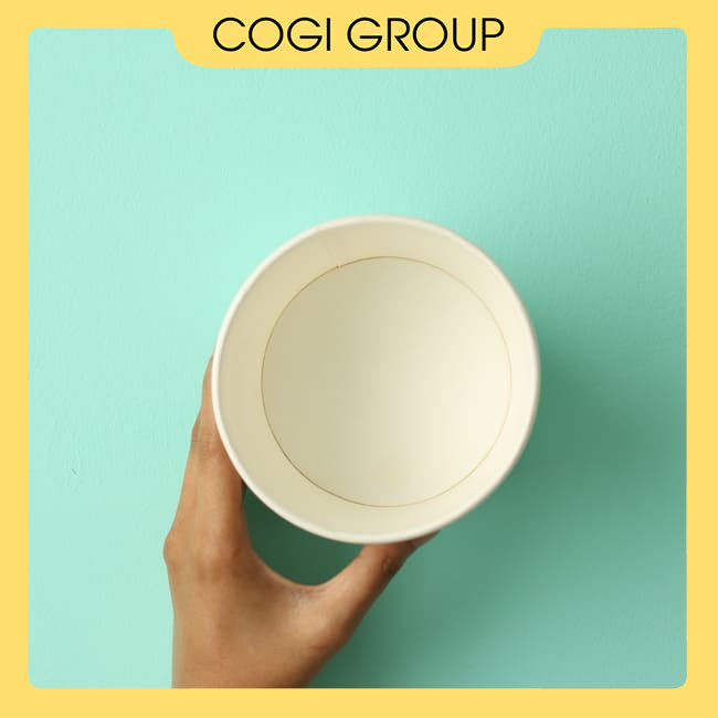 50 tô giấy 20oz hộp giấy 600ml dùng 1 lần cogi, chuyên đựng các món ăn NÓNG