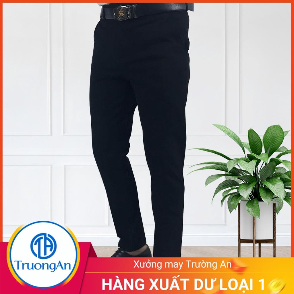 Quần tây cao cấp màu đen phong cách