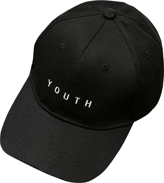 Nón kết chữ Youth NK439 (Màu Đen, Free Size)