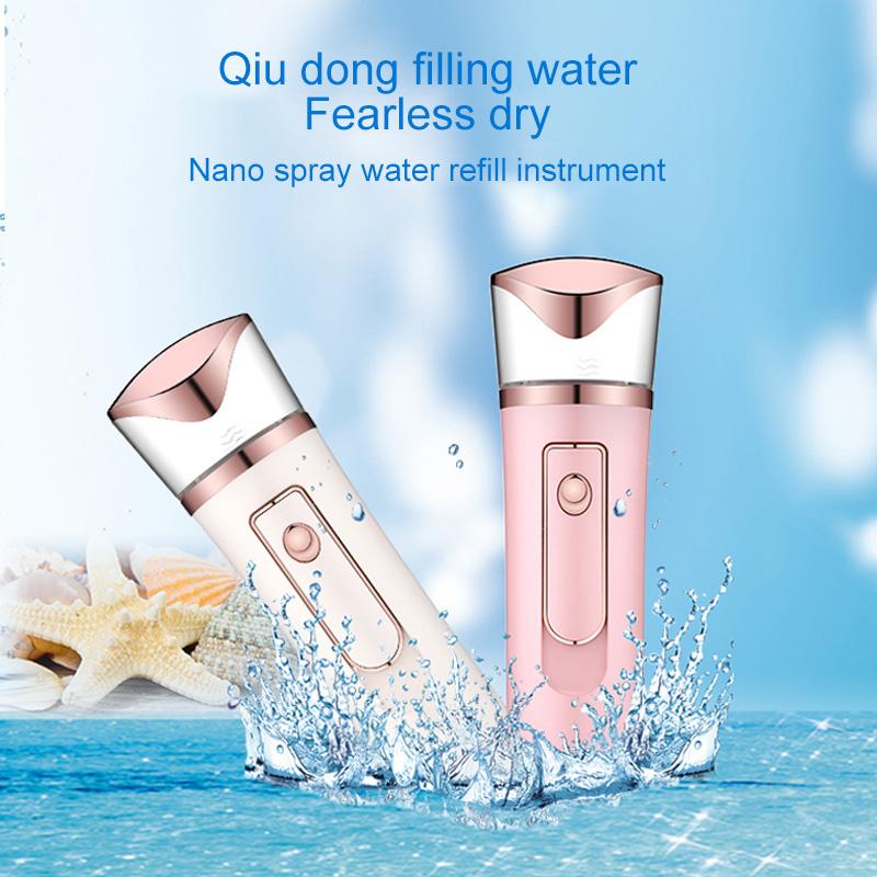 Di Động USB Nano Máy Tạo Độ Ẩm Phun Sương Dưỡng Ẩm Da Mặt Phun Nhà Phòng Ngủ Văn Phòng Chăm Sóc Sắc Đẹp Thông Minh Tự Động Hương Thơm Khuếch Tán Tinh Dầu