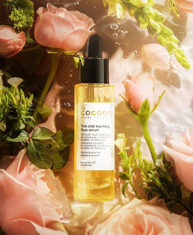 Tinh chất hoa hồng (serum) Cocoon cấp ẩm &amp; phục hồi da 30ml