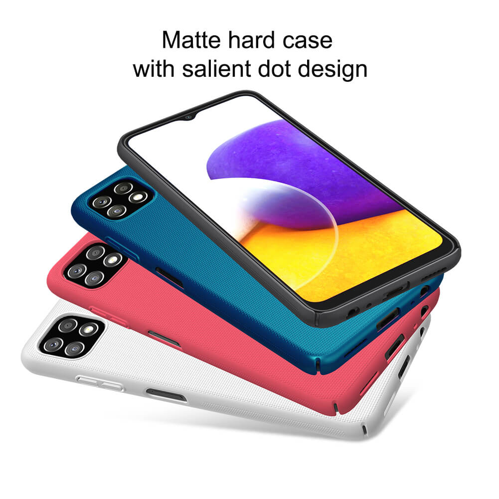 Ốp Lưng Sần chống sốc cho Samsung Galaxy A22 5G hiệu Nillkin Super Frosted Shield - hàng nhập khẩu
