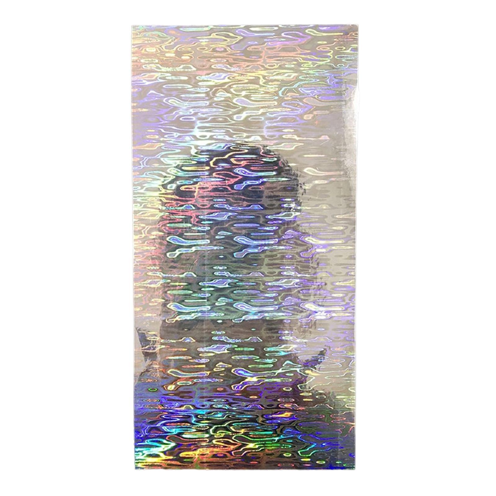 18x Fishing Sticker Paper Flasher Self-Adhesive Holographic Flashing Tape