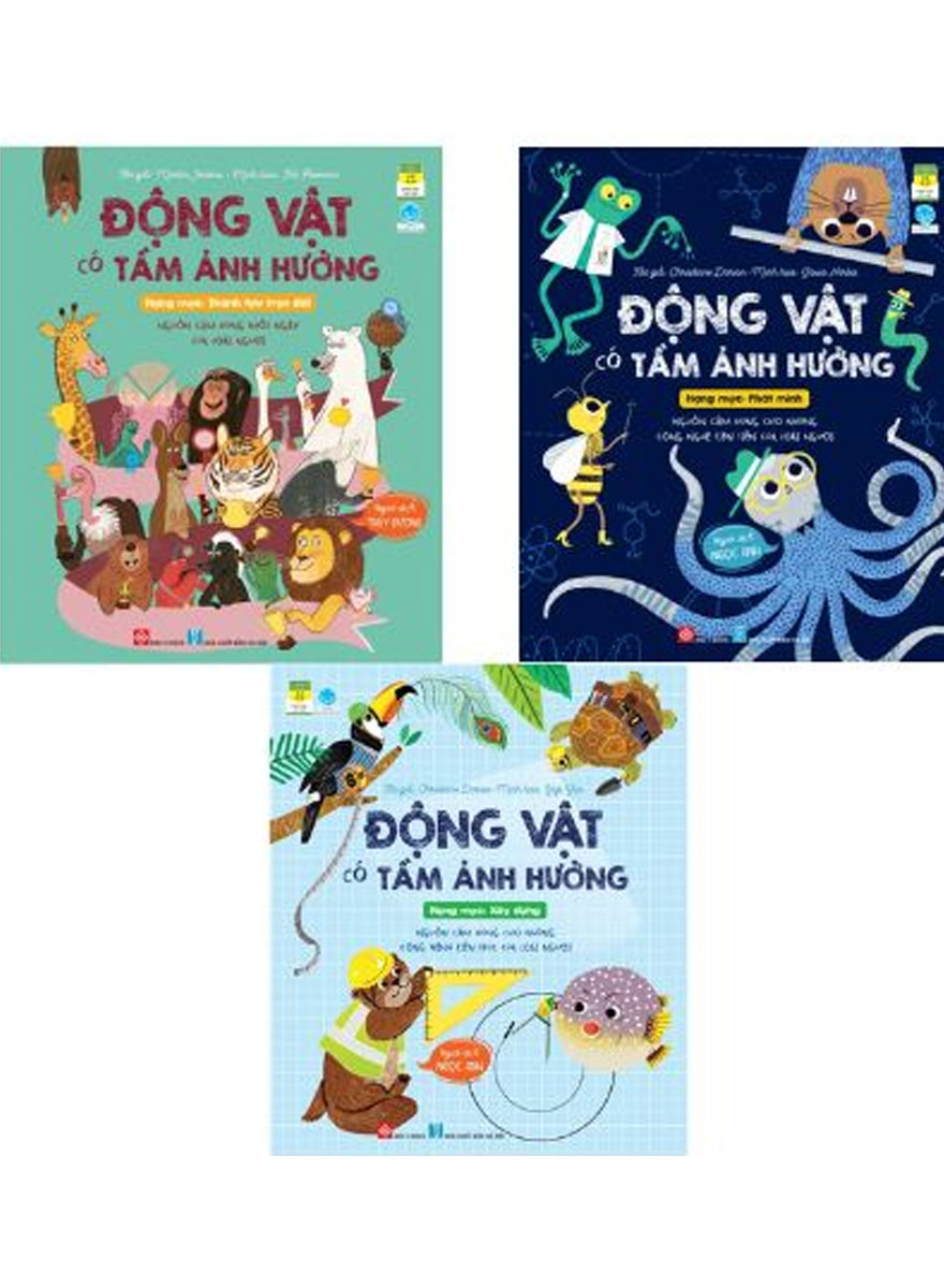 Động Vật Có Tầm Ảnh Hưởng - Combo 3 Chủ Đề (Bộ 3 Cuốn) _DTI