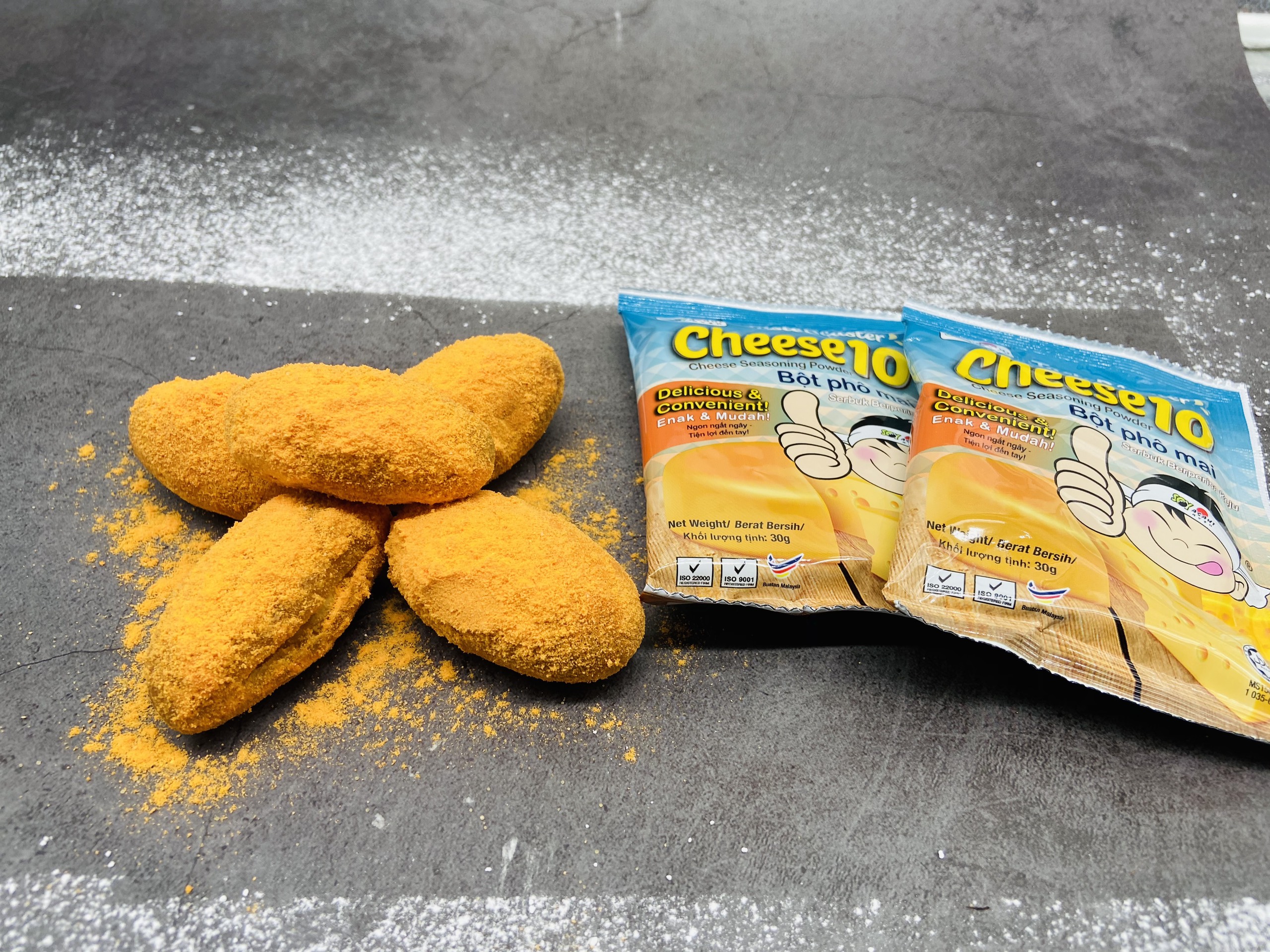 Combo 5 Gói Bột Phô mai Verozyme Malaysia Cheese Taste Blaster 30g/ gói - Thơm ngon tiện dụng bột lắc khoai lắc gà vô cùng tiện dùng cho gia đình bạn