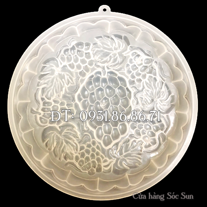 Khuôn rau câu sinh nhật, cưới hỏi chùm nho loại 20 cm - Mã số 1416
