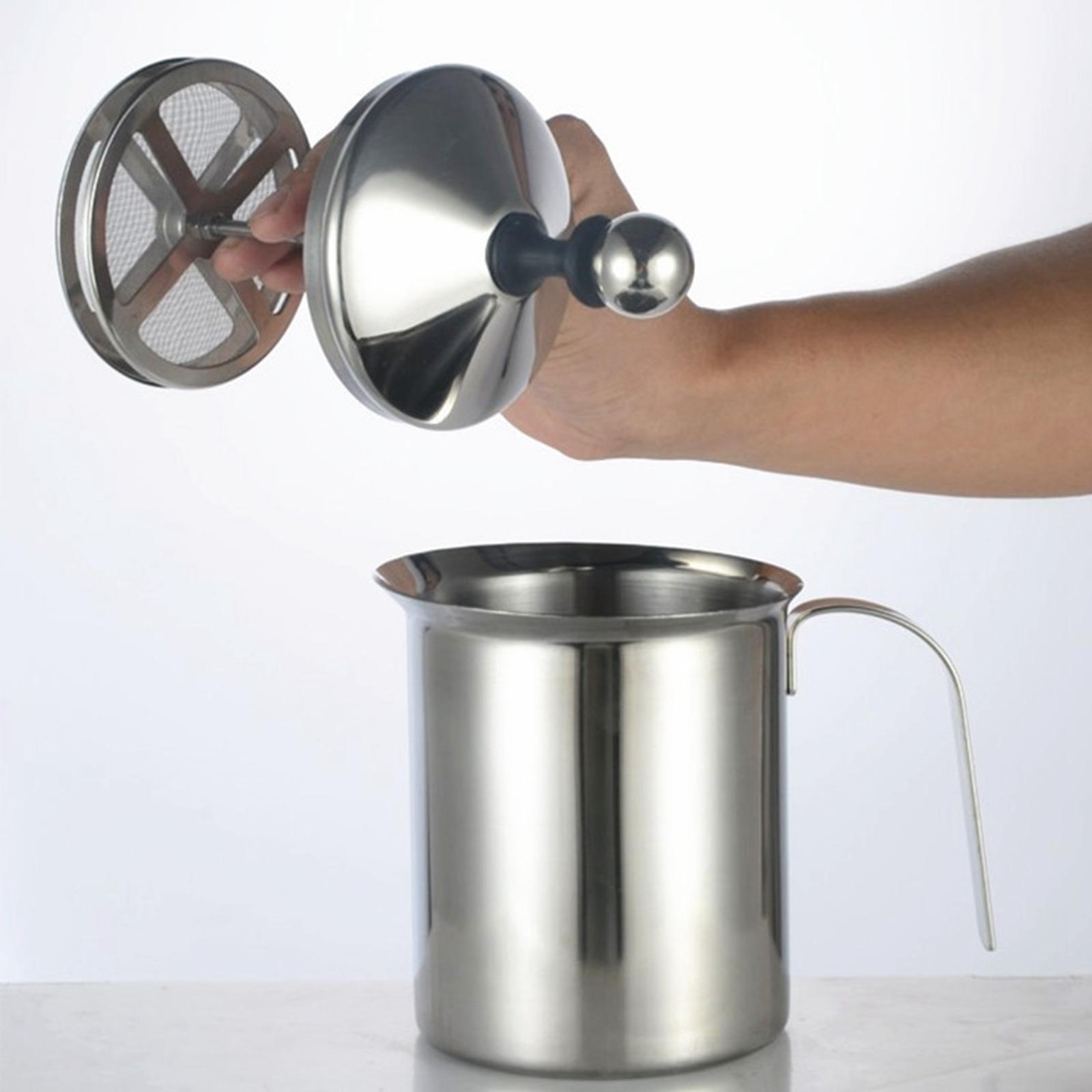 Bình tạo bọt sữa 800ml thời trang, với bộ lọc hai lớp mịn và nhỏ gọn, bọt rất tinh tế và êm dịu