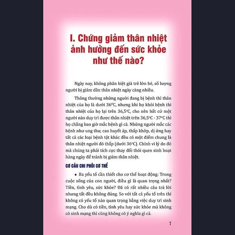 Sách - Thân Nhiệt Quyết Định Sinh Lão Bệnh Tử - Nguyễn Văn Nam &amp; Nguyễn Thị Bích Hồng - VIETNAMBOOK