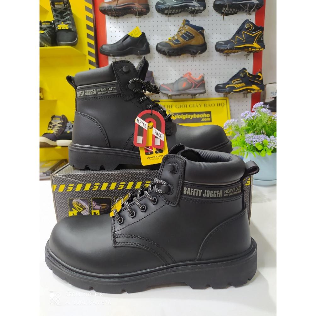 [Hàng Chính Hãng] Giày bảo hộ Safety Jogger X1100N Da Thật, Chống Va Đập Mạnh, Chống Đâm Xuyên, Chống Trơn Trượt