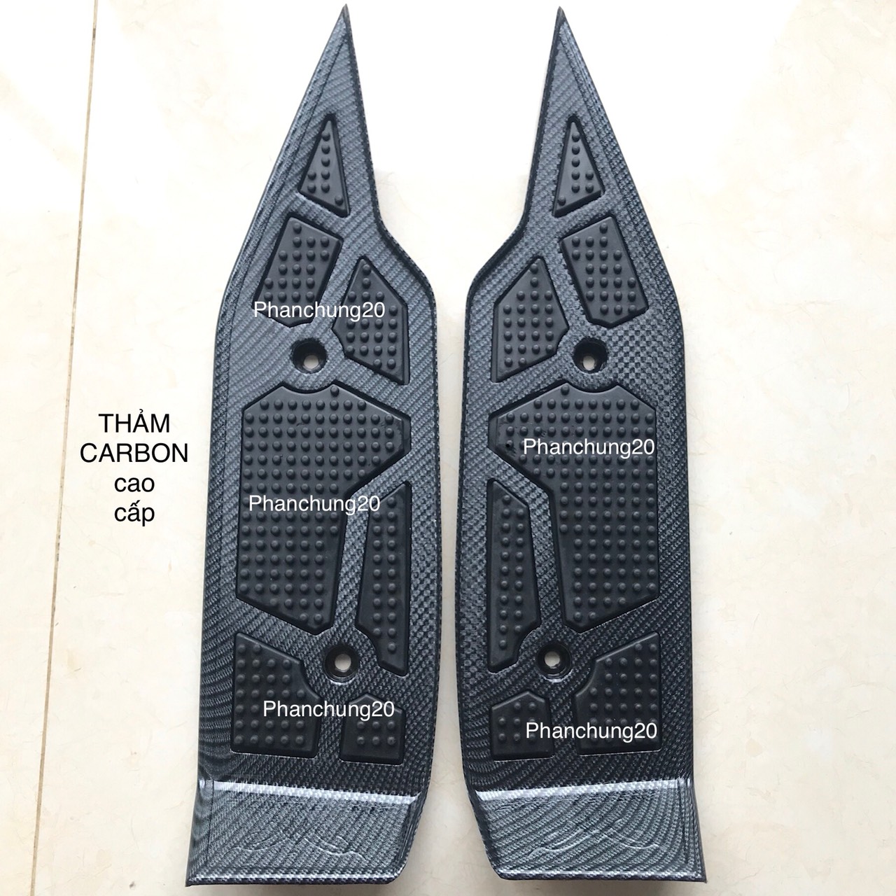 THẢM SÀN CHÂN DÙNG CHO XE AB 2013 2014 2015 CACBON