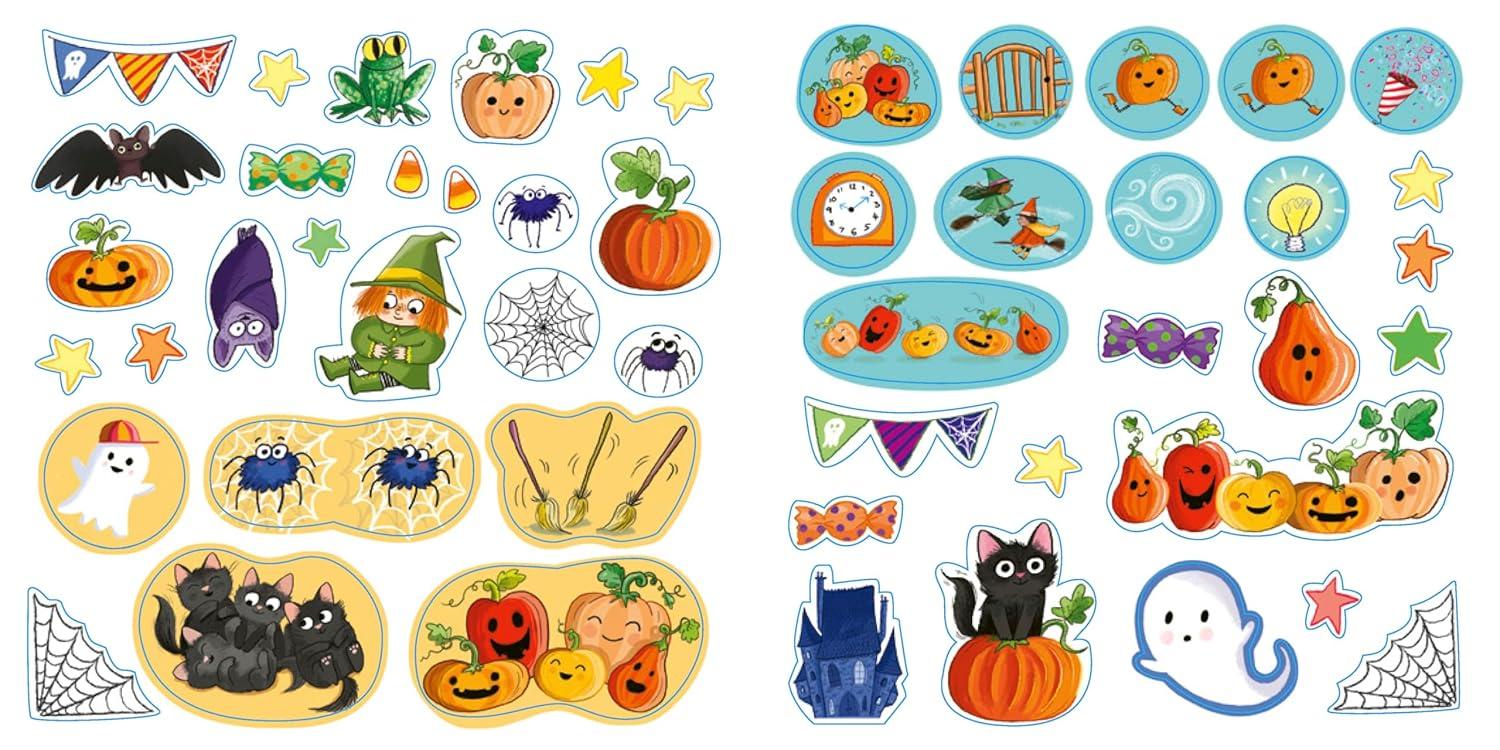Sách ngoại văn: Five Little Pumpkins Sticker