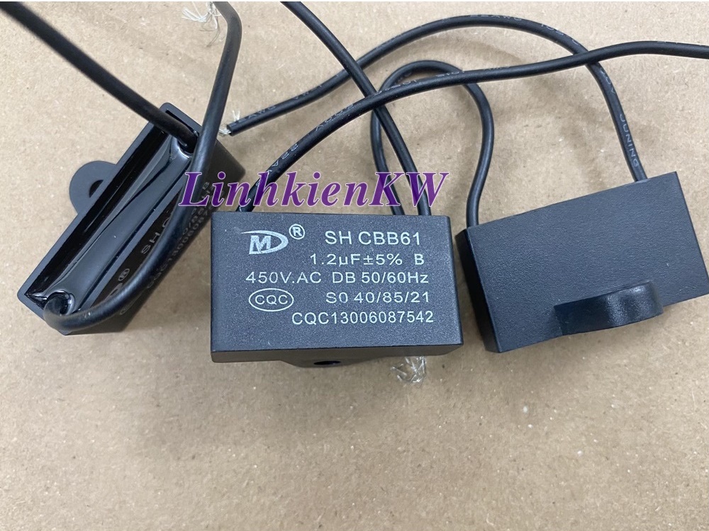 Tụ Quạt 1.2uf 450v Dây mới !