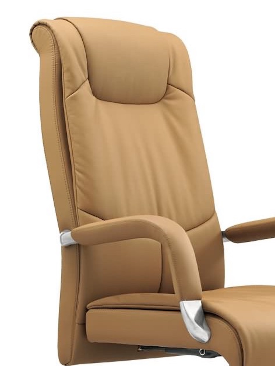 Ghế làm việc, Ghế giám đốc, Ghế chân xoay bọc da PU cao cấp F69AS