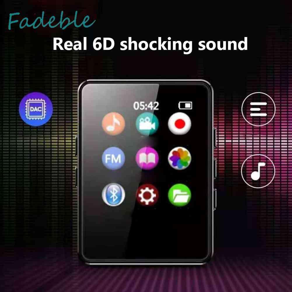 Máy Nghe Nhạc MP3 MP4 HiFi Bluetooth 4.0 1.8 inch E-Book Ghi Âm Và Phụ Kiện