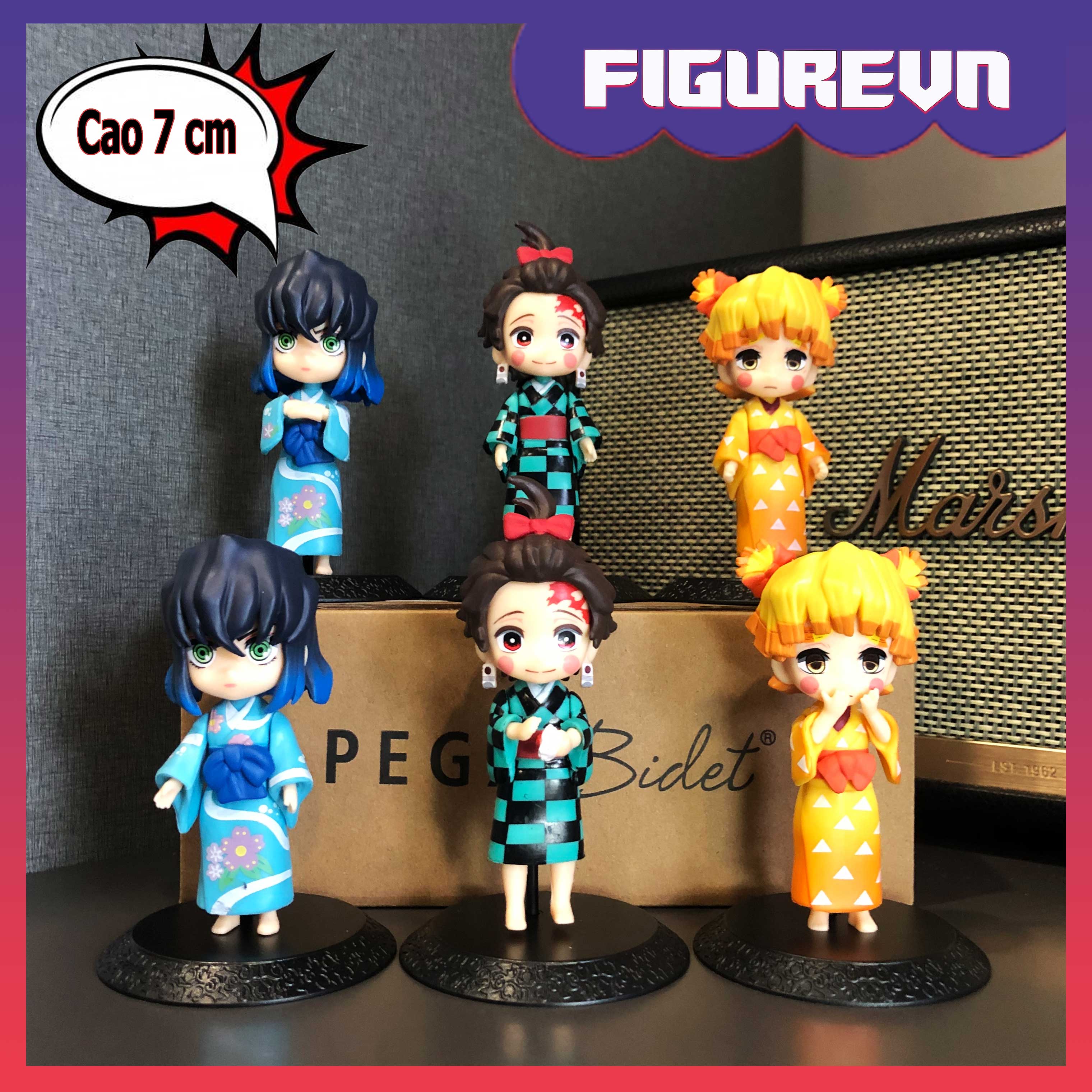 Mô hình Chibi Kimetsu kỹ viện trấn - Kimetsu No Yaiba