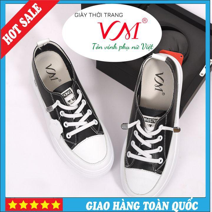 Giày Thể Thao Nữ, Chiều Cao 3CM, Da Thật Êm Ái, Bền Chắc Và Thời Trang - TT.P14103_ĐEN