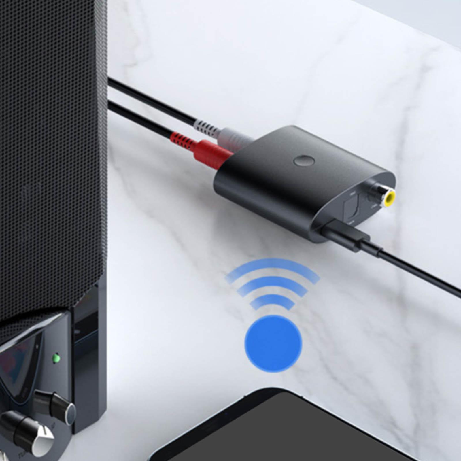 2 in 1 Bluetooth 5.1 Receiver Digital to Analog Audio Adapter Easy to Install High Performance