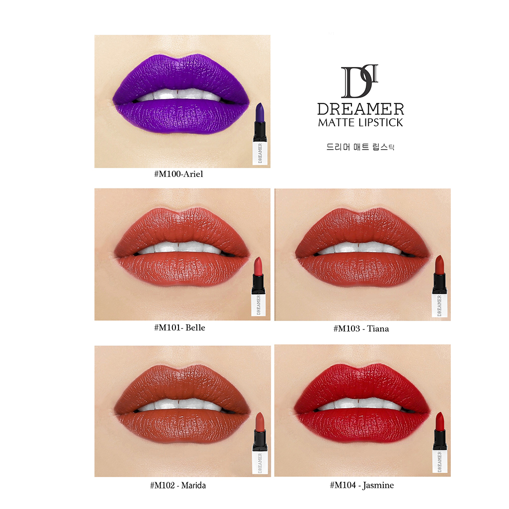 Set 5 son DREAMER Matte Lipstick