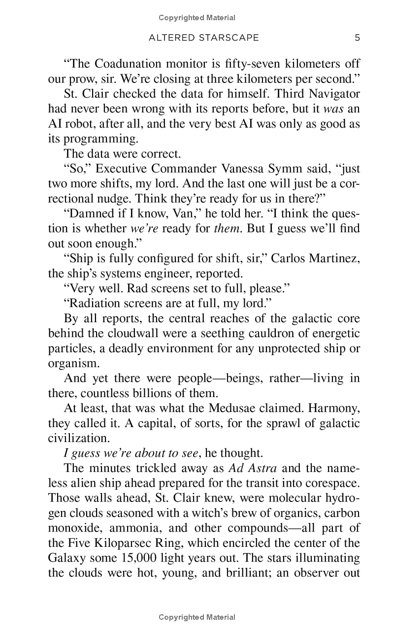 Sách ngoại văn: Altered Starscape - Andromedan Dark (Book One)